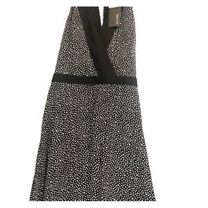 Black & White Halter Dress 👗